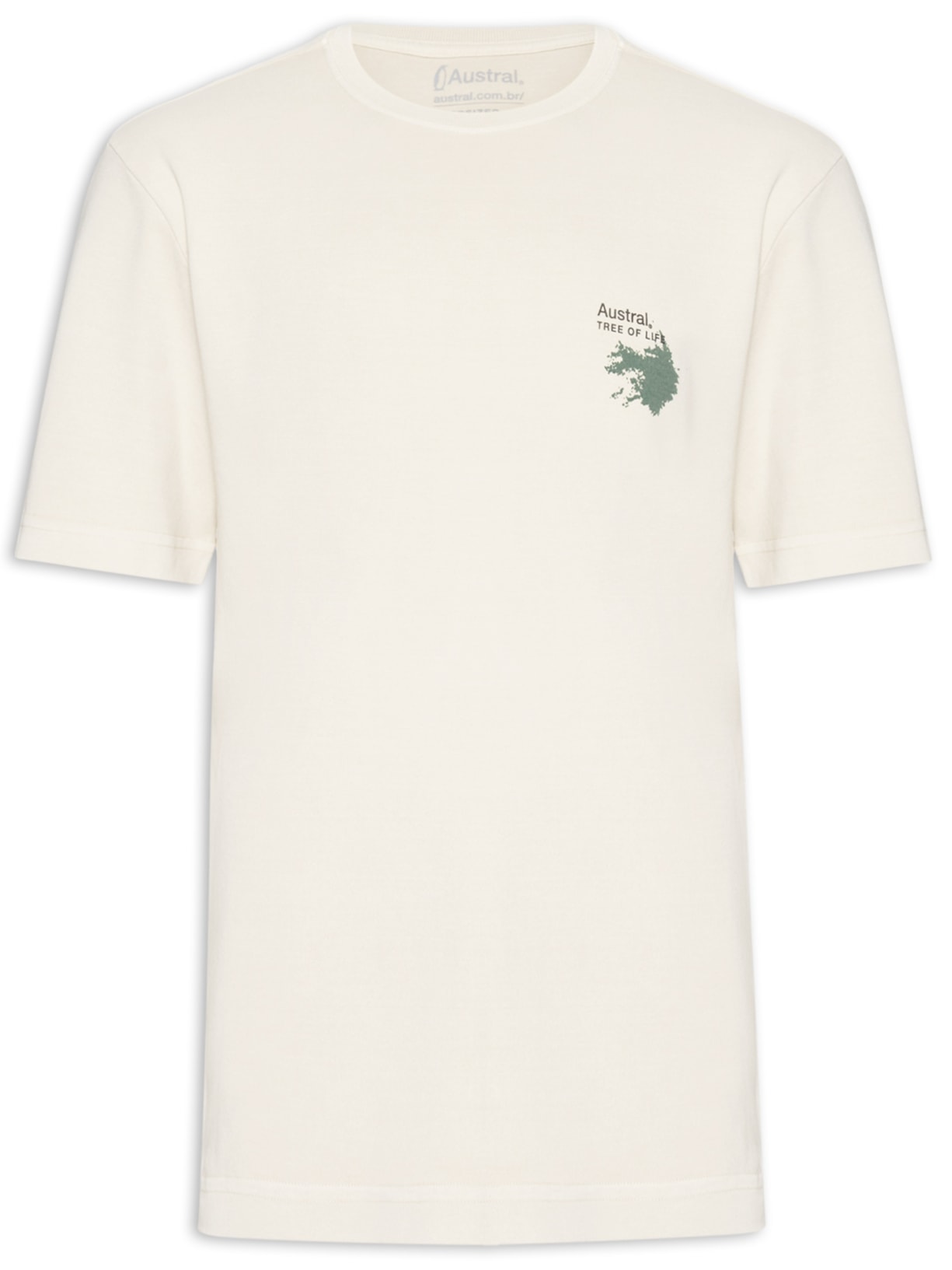 Camiseta Masculina Oversized Life - Bege