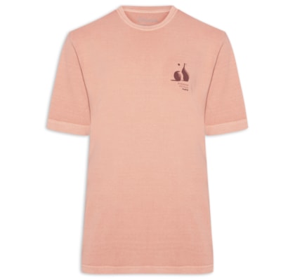 Camiseta Masculina Oversized Pottery - Laranja