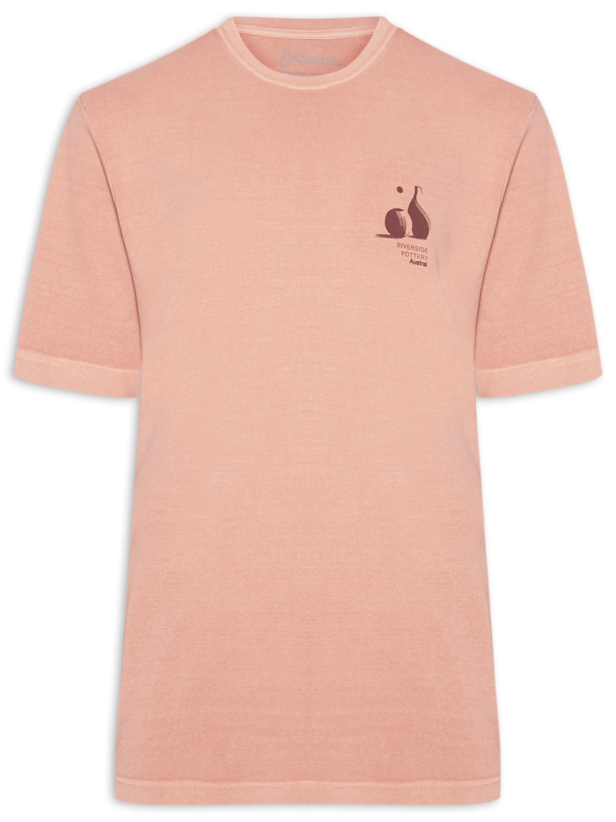 Camiseta Masculina Oversized Pottery - Laranja