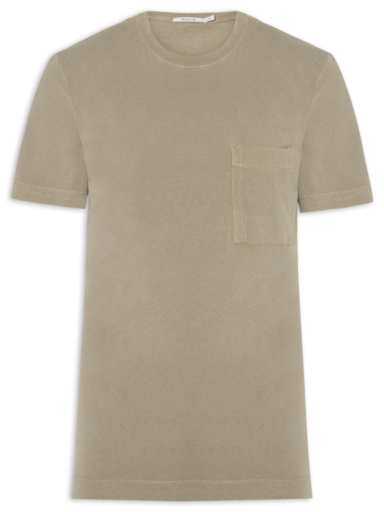 Camiseta Masculina Oversized Pralong Bege Austral