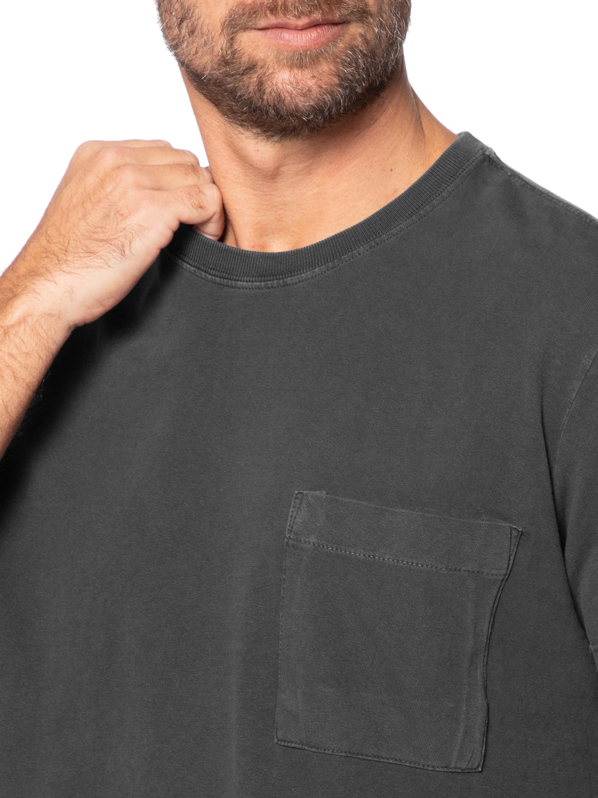 Camiseta Masculina Oversized Pralong Preto Austral