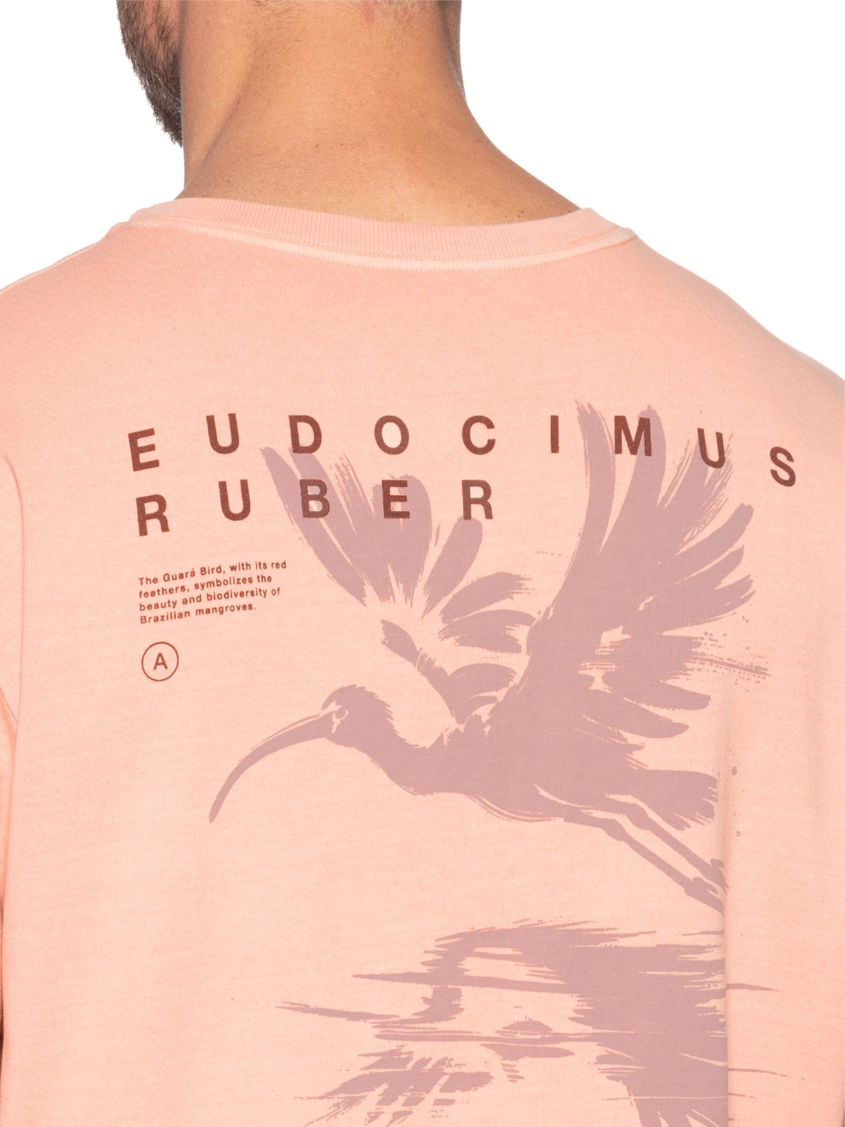 Camiseta Masculina Oversized Ruber Laranja Austral