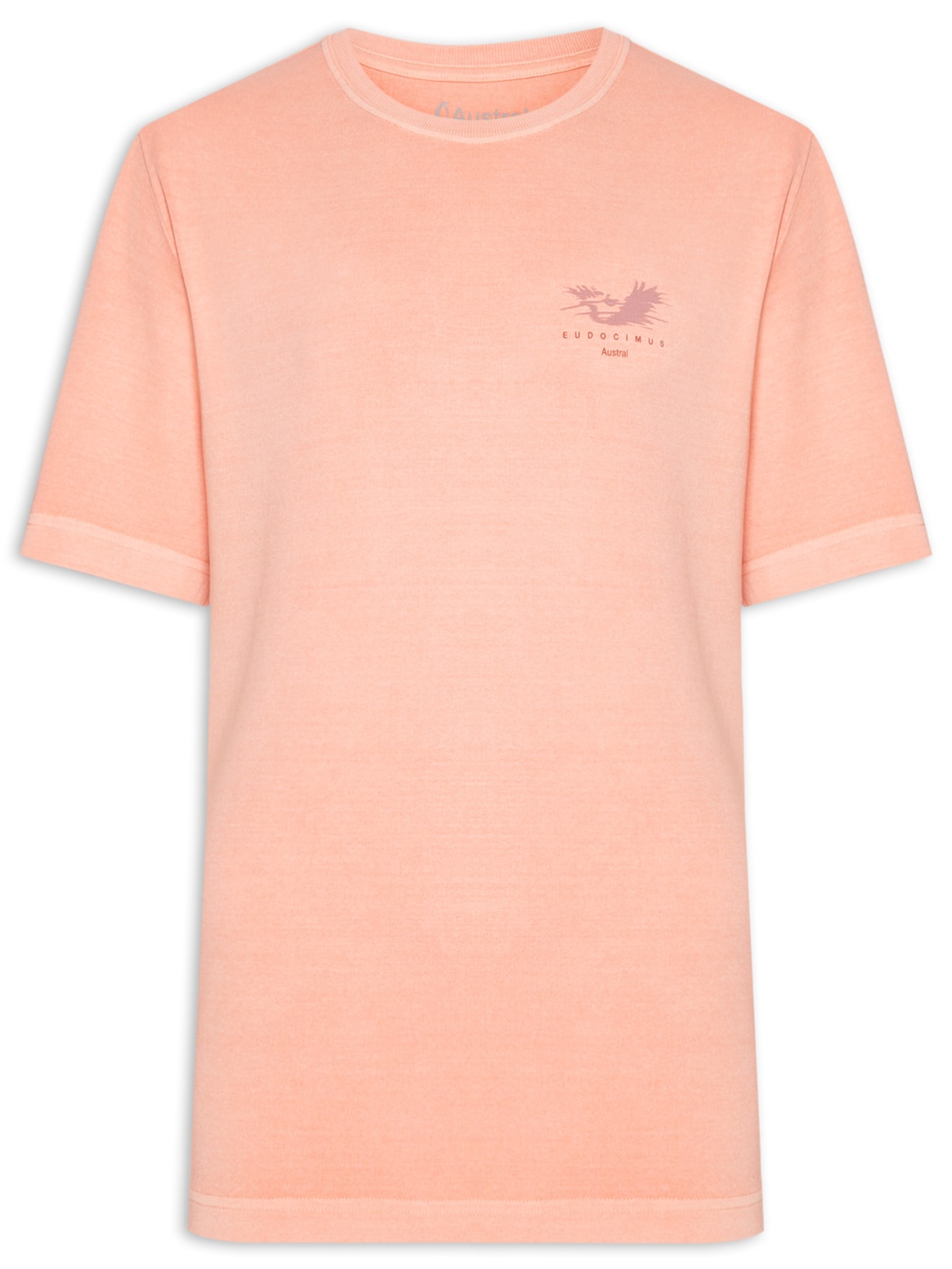 Camiseta Masculina Oversized Ruber Laranja Austral