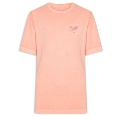 Camiseta Masculina Oversized Ruber - Laranja