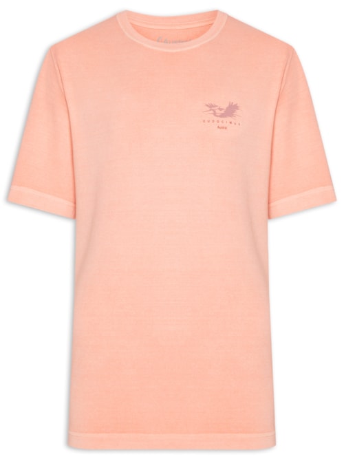 Camiseta Masculina Oversized Ruber - Laranja
