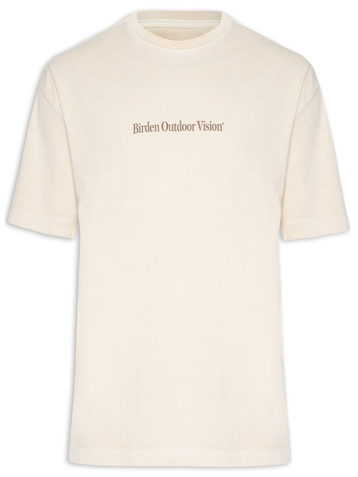 Camiseta Masculina Oversized Vision - Bege