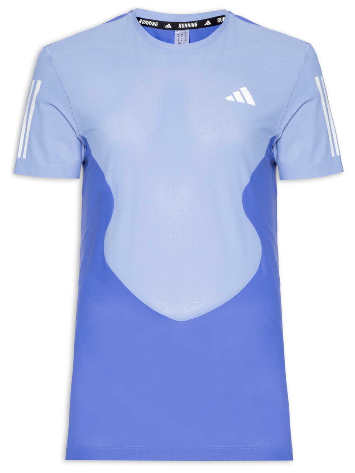 Camiseta Masculina Own The Run Base Duocolor - Azul
