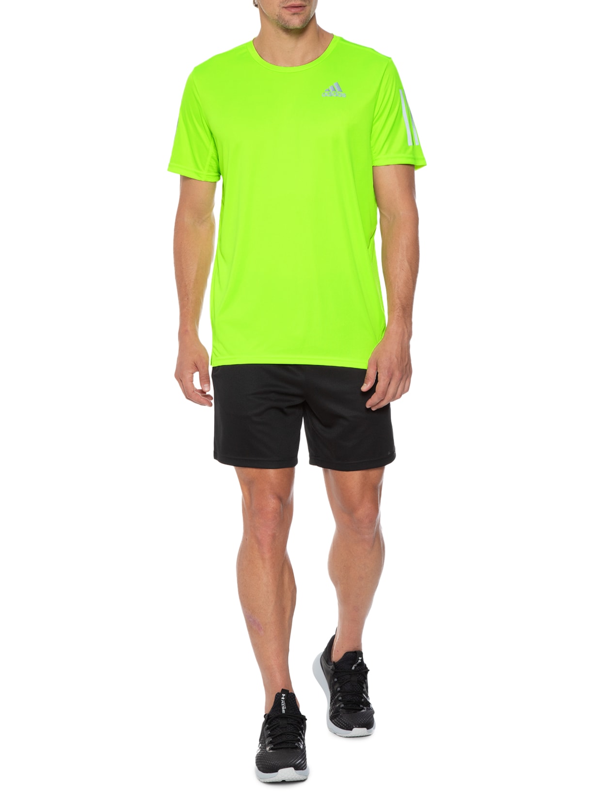 Camiseta Masculina Own The Run Verde Adidas