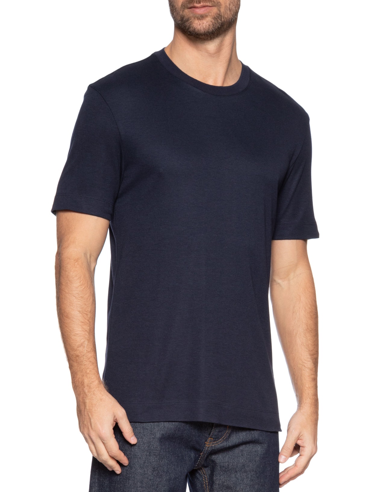 Camiseta Masculina P-Thompson 52 Azul Boss