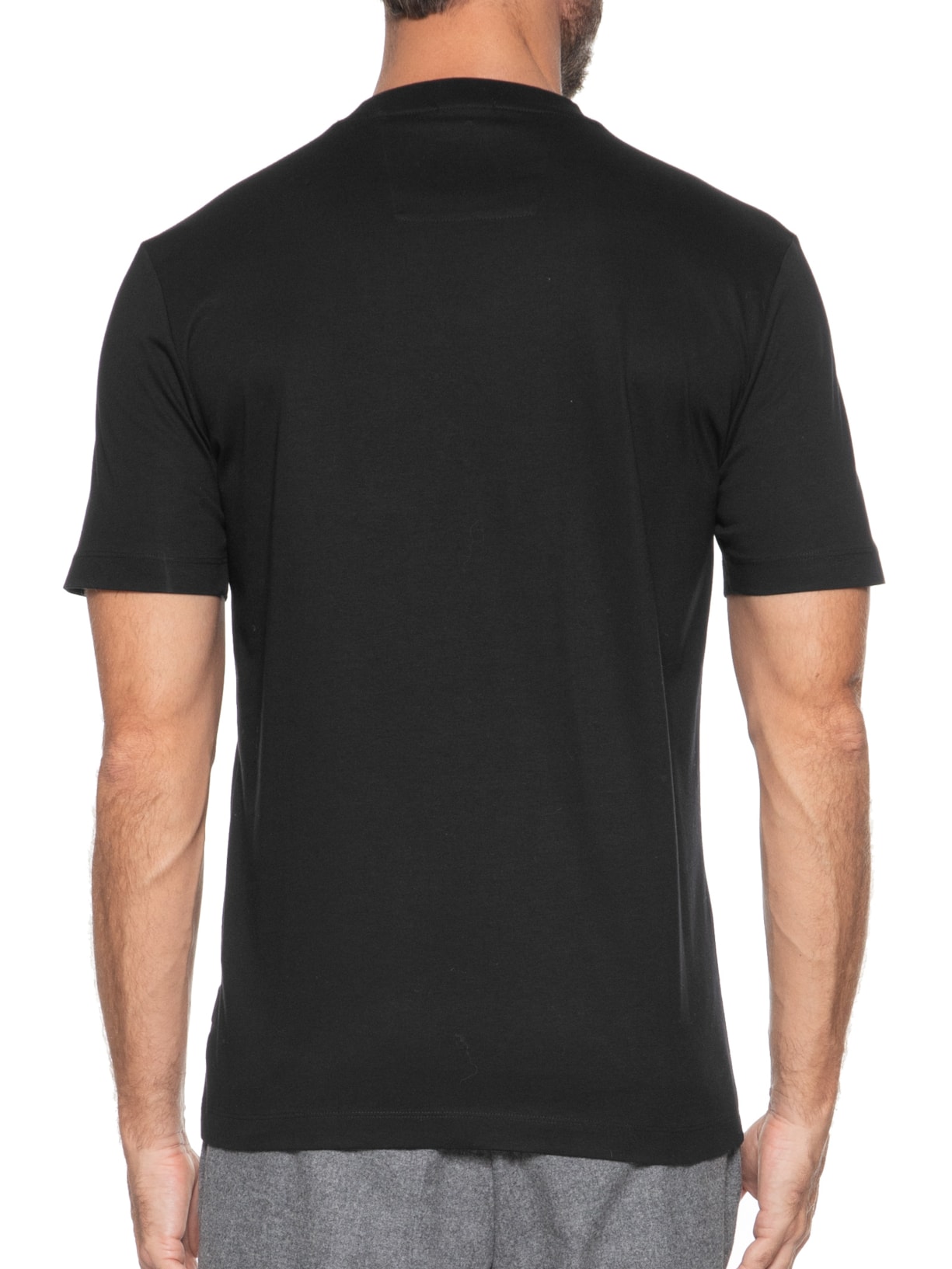 Camiseta Masculina P-Thompson Preto Boss