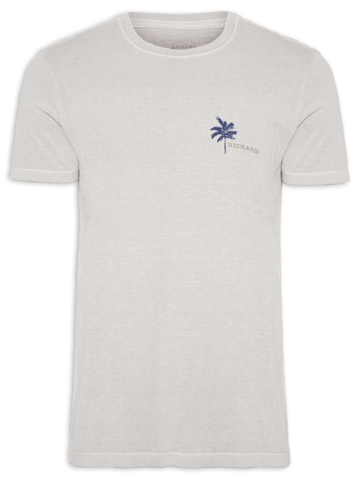 Camiseta Masculina Palm Trees Cinza Richards