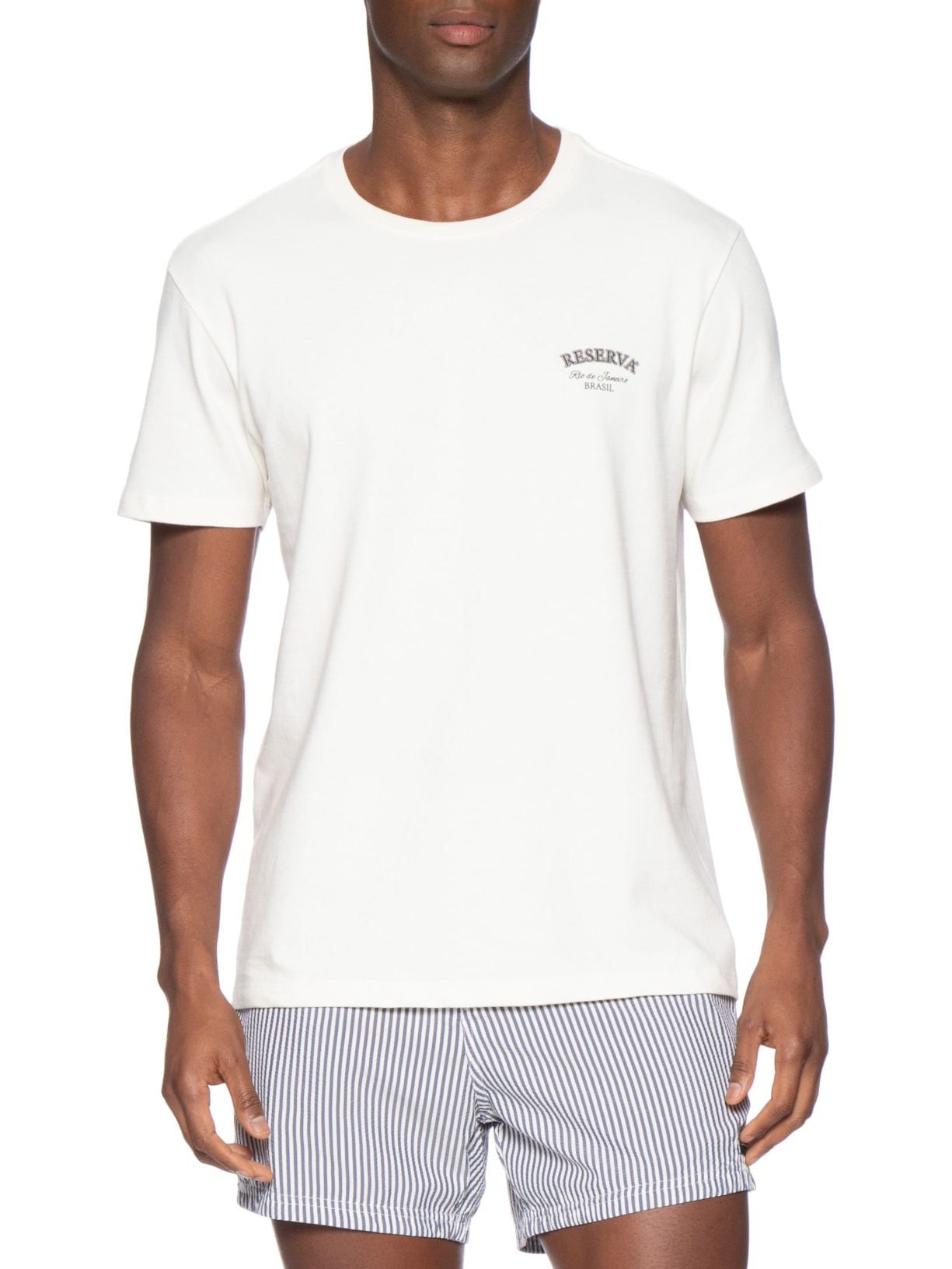 Camiseta Masculina Palmeiras Rio de Janeiro Off White Reserva