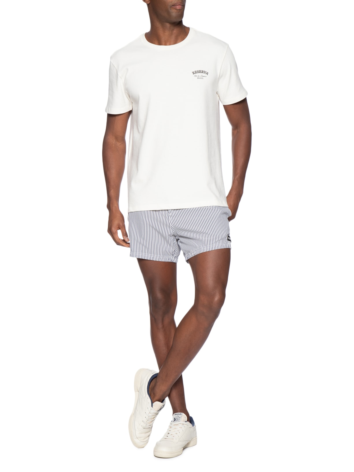 Camiseta Masculina Palmeiras Rio de Janeiro Off White Reserva