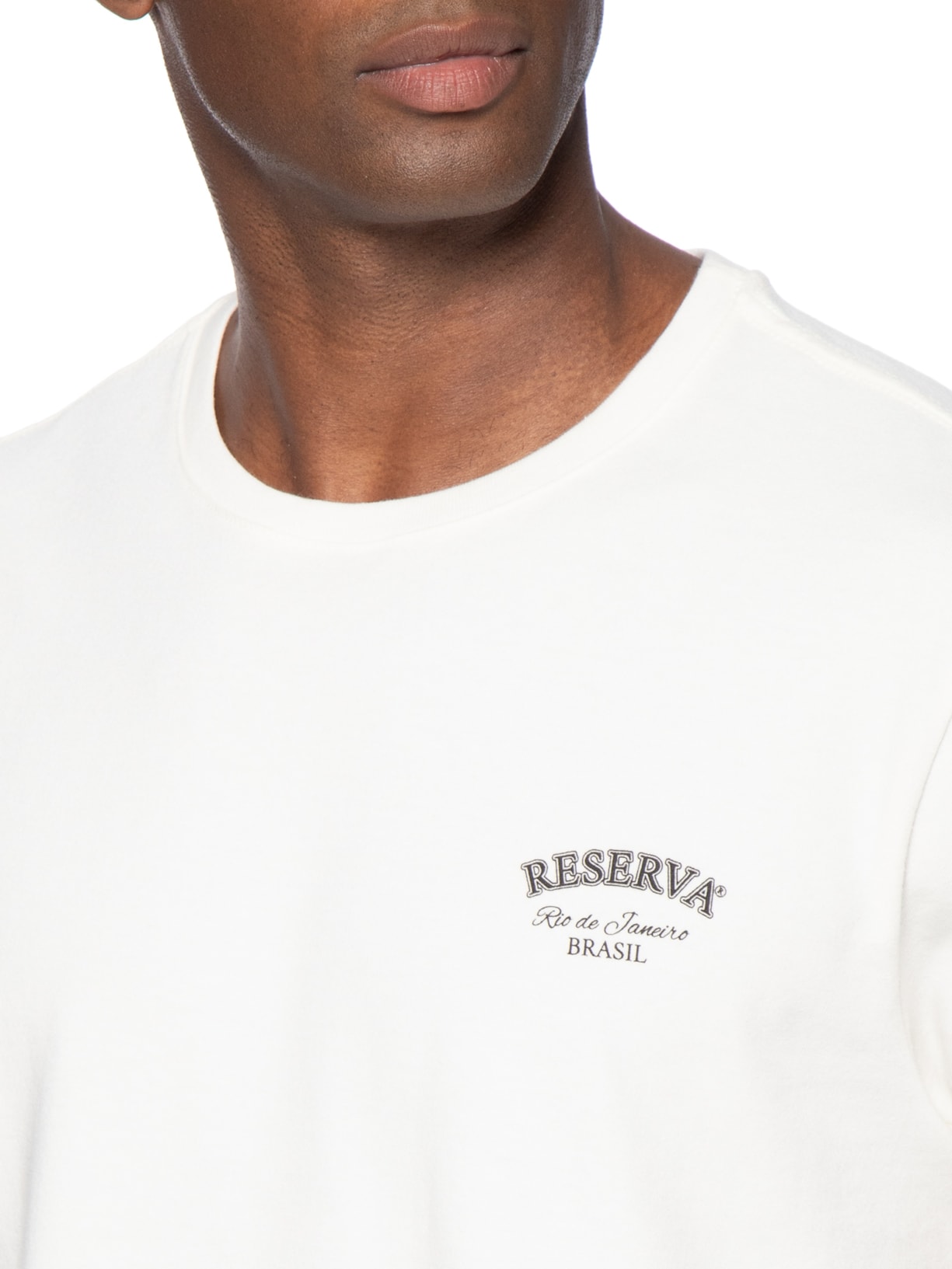 Camiseta Masculina Palmeiras Rio de Janeiro Off White Reserva