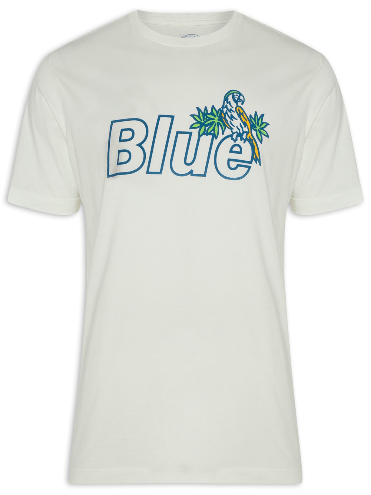 Camiseta Masculina Papagaio - Off White
