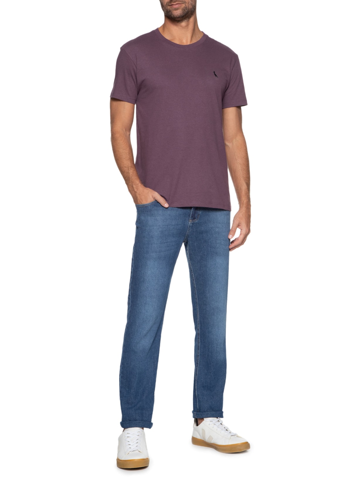 Camiseta Masculina Paris Roxo Reserva