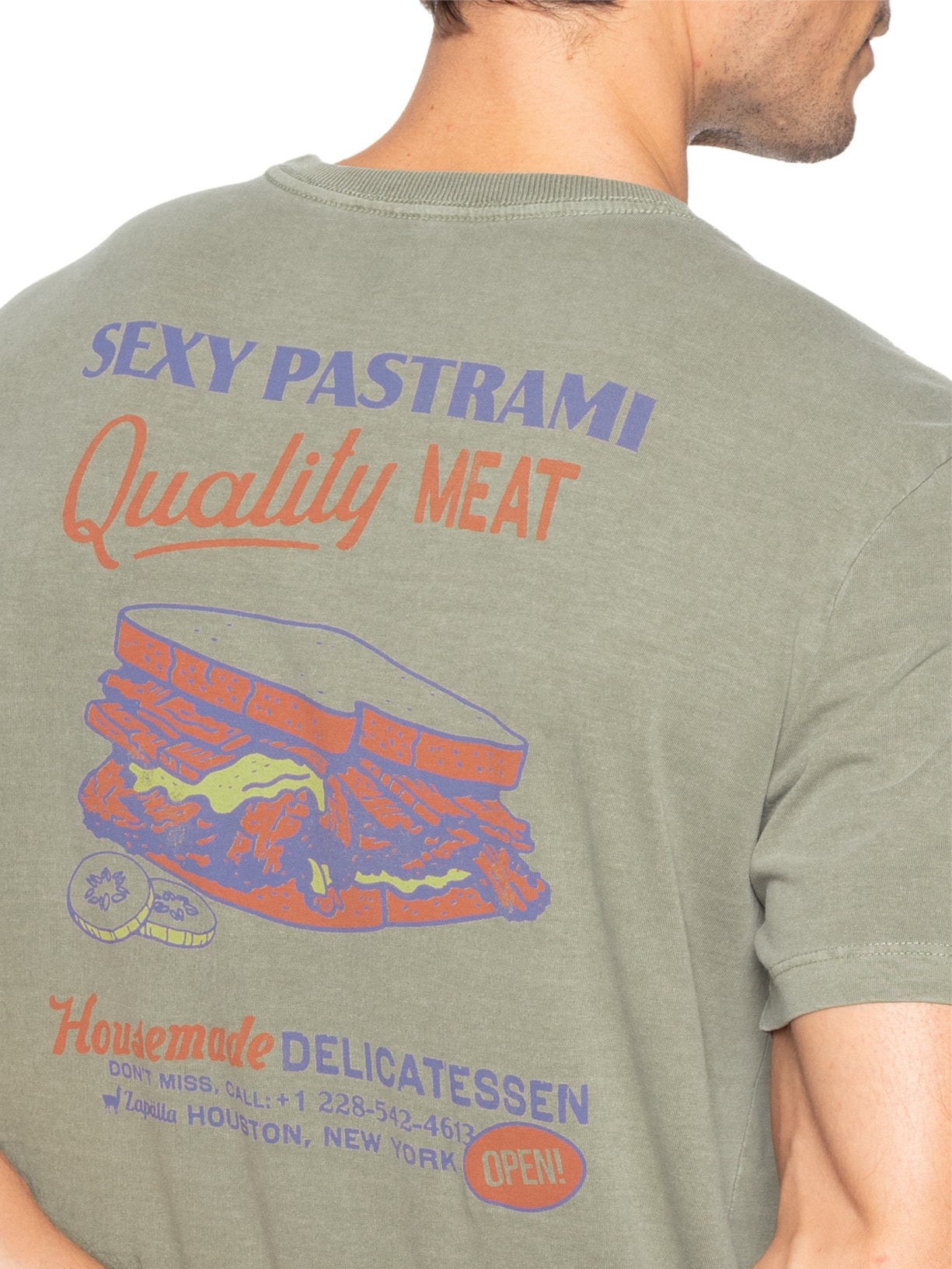 Camiseta Masculina Pastrami Bege Zapalla