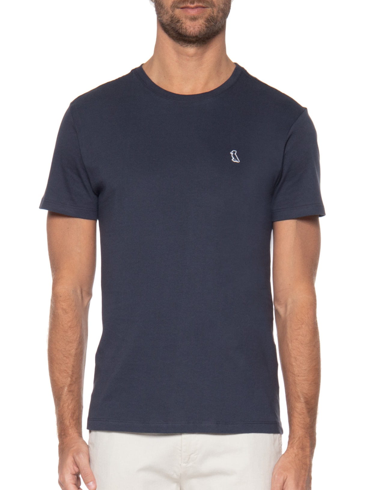 Camiseta Masculina Patch Azul Reserva