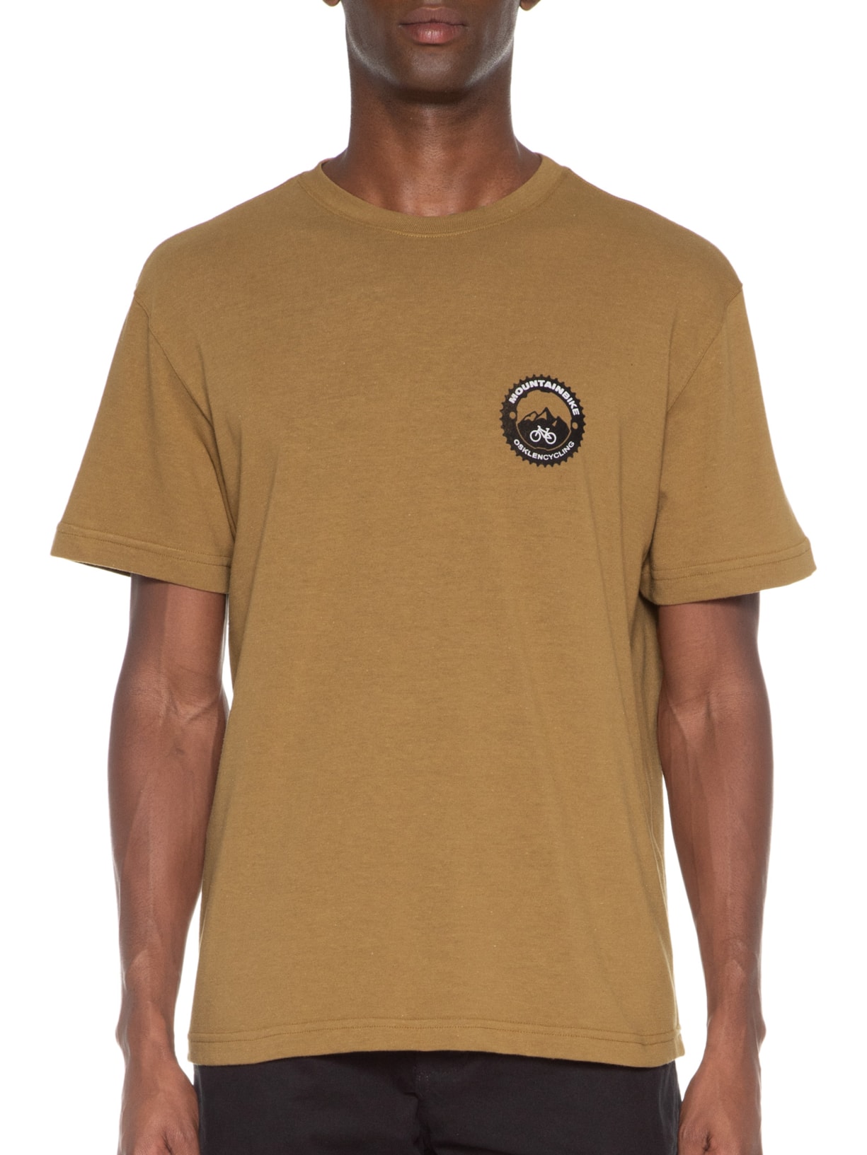 Camiseta Masculina Patch Mtb Marrom Osklen