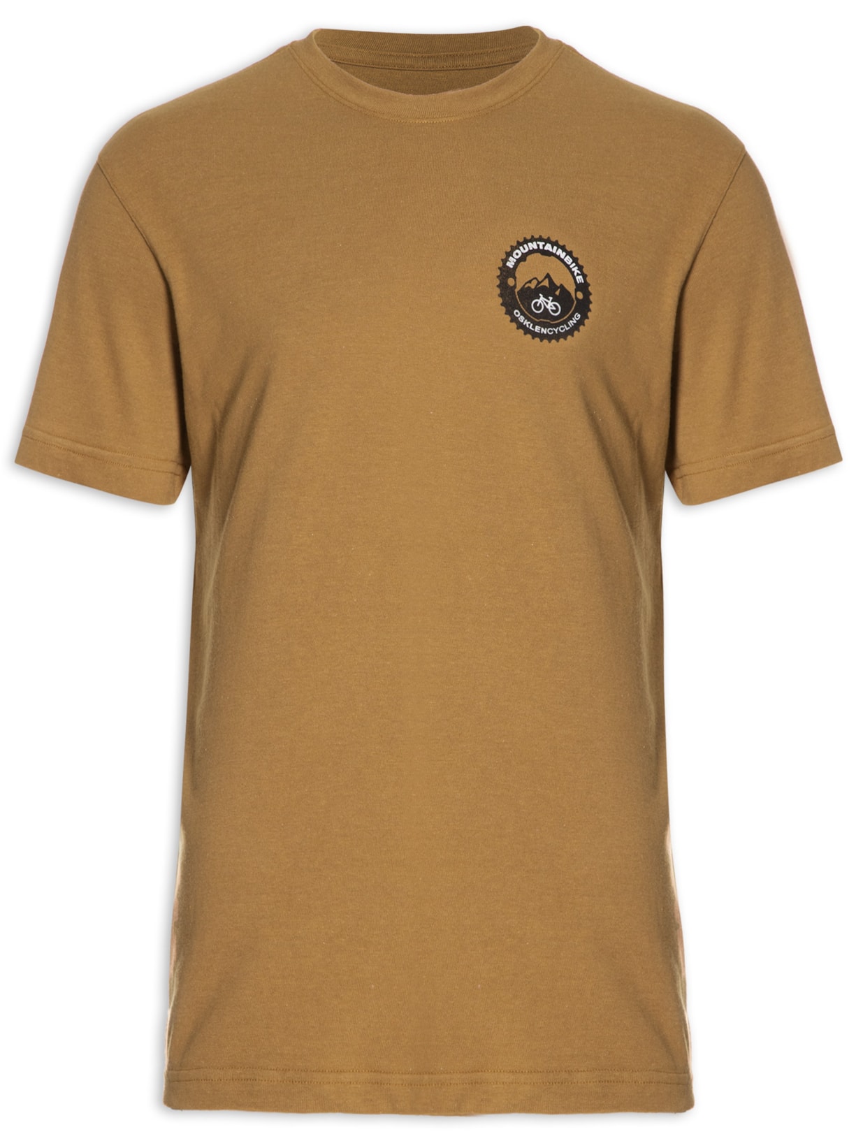 Camiseta Masculina Patch Mtb - Marrom