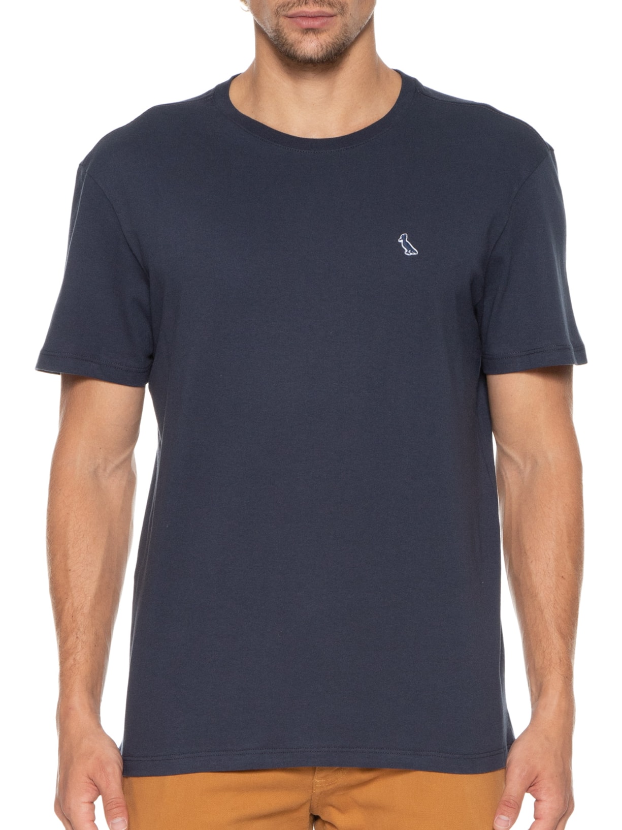 Camiseta Masculina Patch Rsv Jeans Azul Reserva