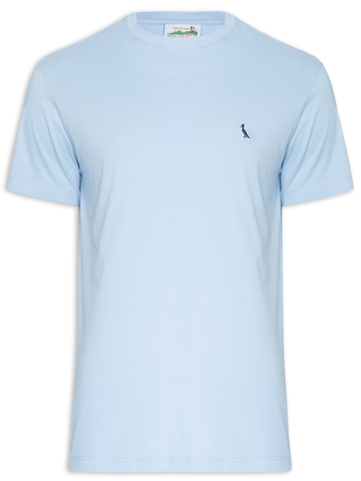 Camiseta Masculina Patch Rsv Jeans - Azul