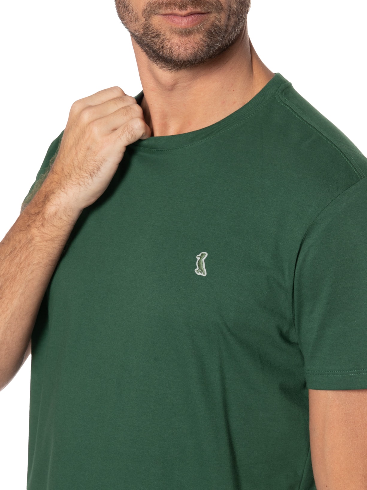Camiseta Masculina Patch Verde Reserva