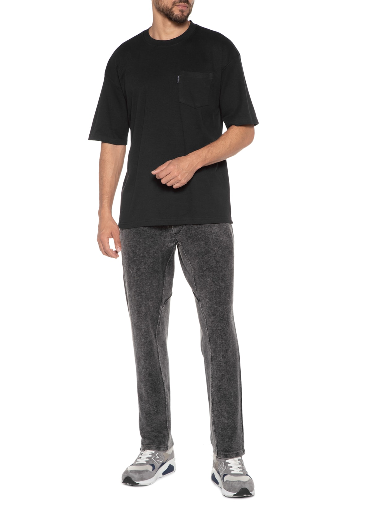 Camiseta Masculina Paul Preto Von Der Volke