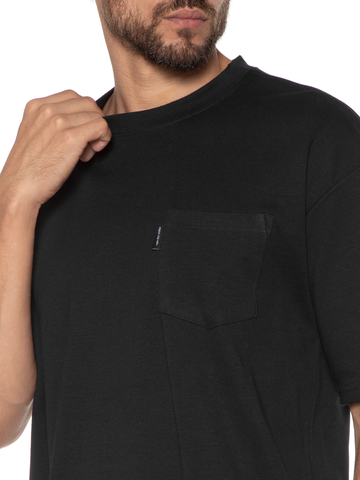 Camiseta Masculina Paul Preto Von Der Volke