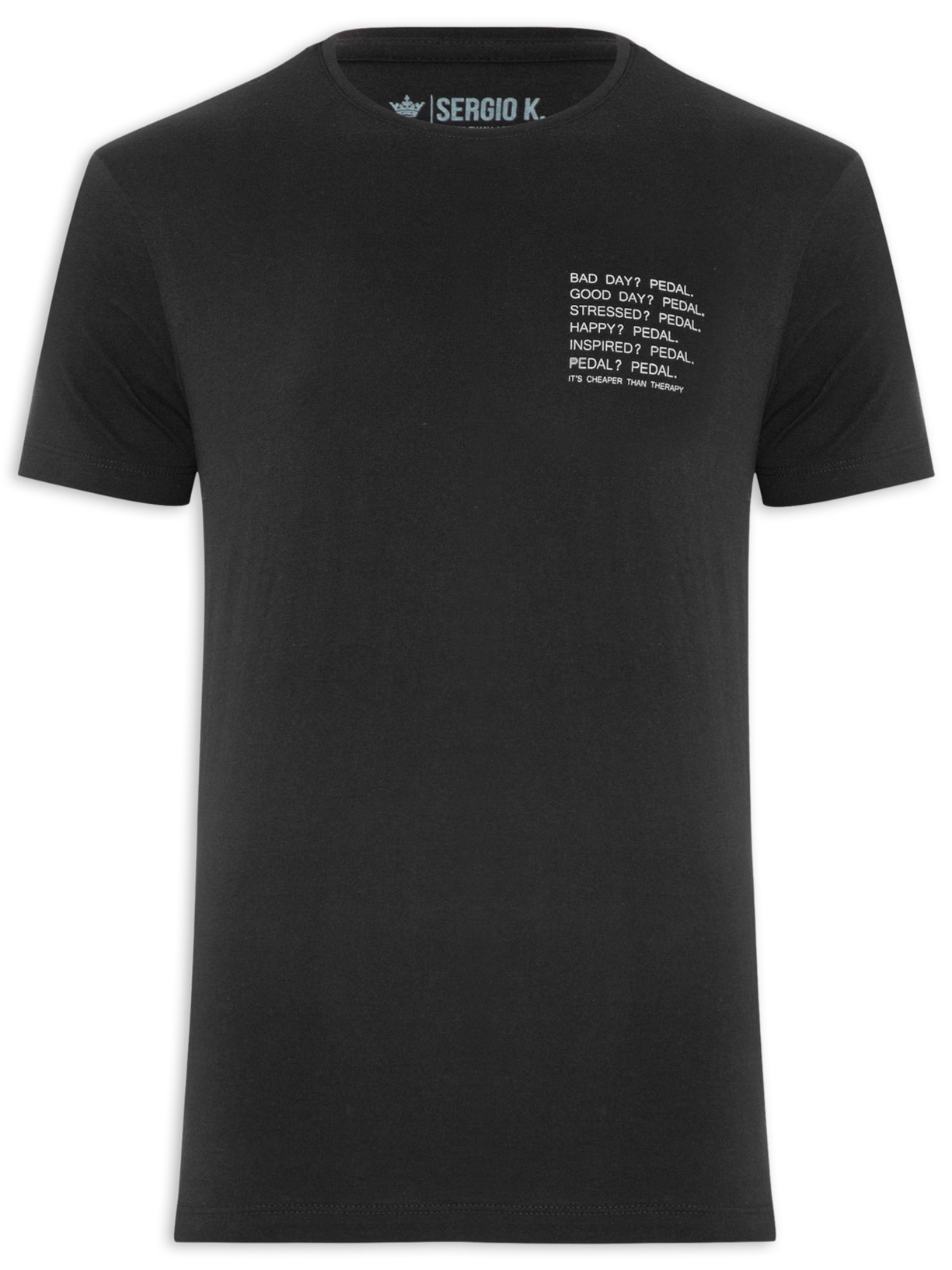 Camiseta Masculina Pedal Therapy - Preto