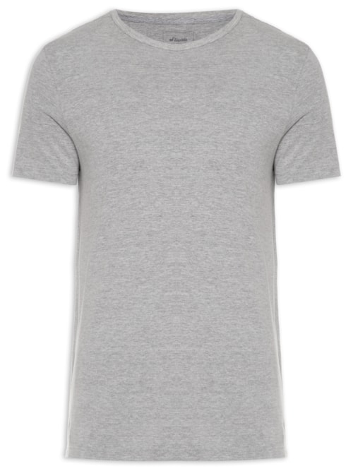 Camiseta Masculina Peixes - Cinza