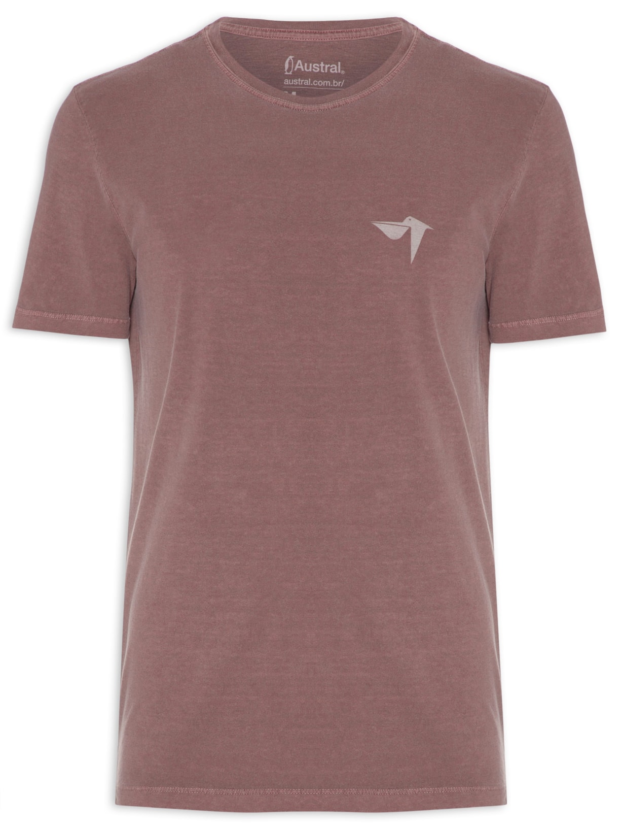 Camiseta Masculina Pelicano - Vinho