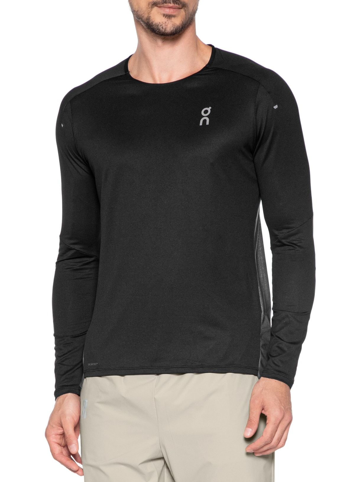 Camiseta Masculina Perfomance Long-T Preto On Running