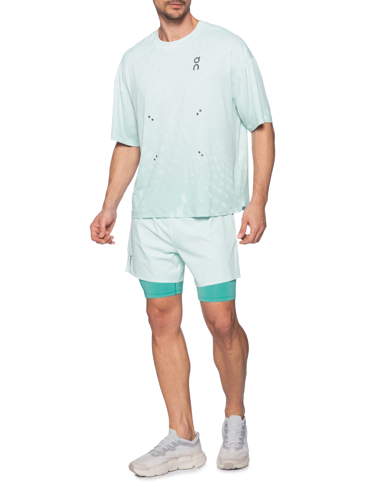 Camiseta Masculina Performance Volt-T 1 Azul On Running