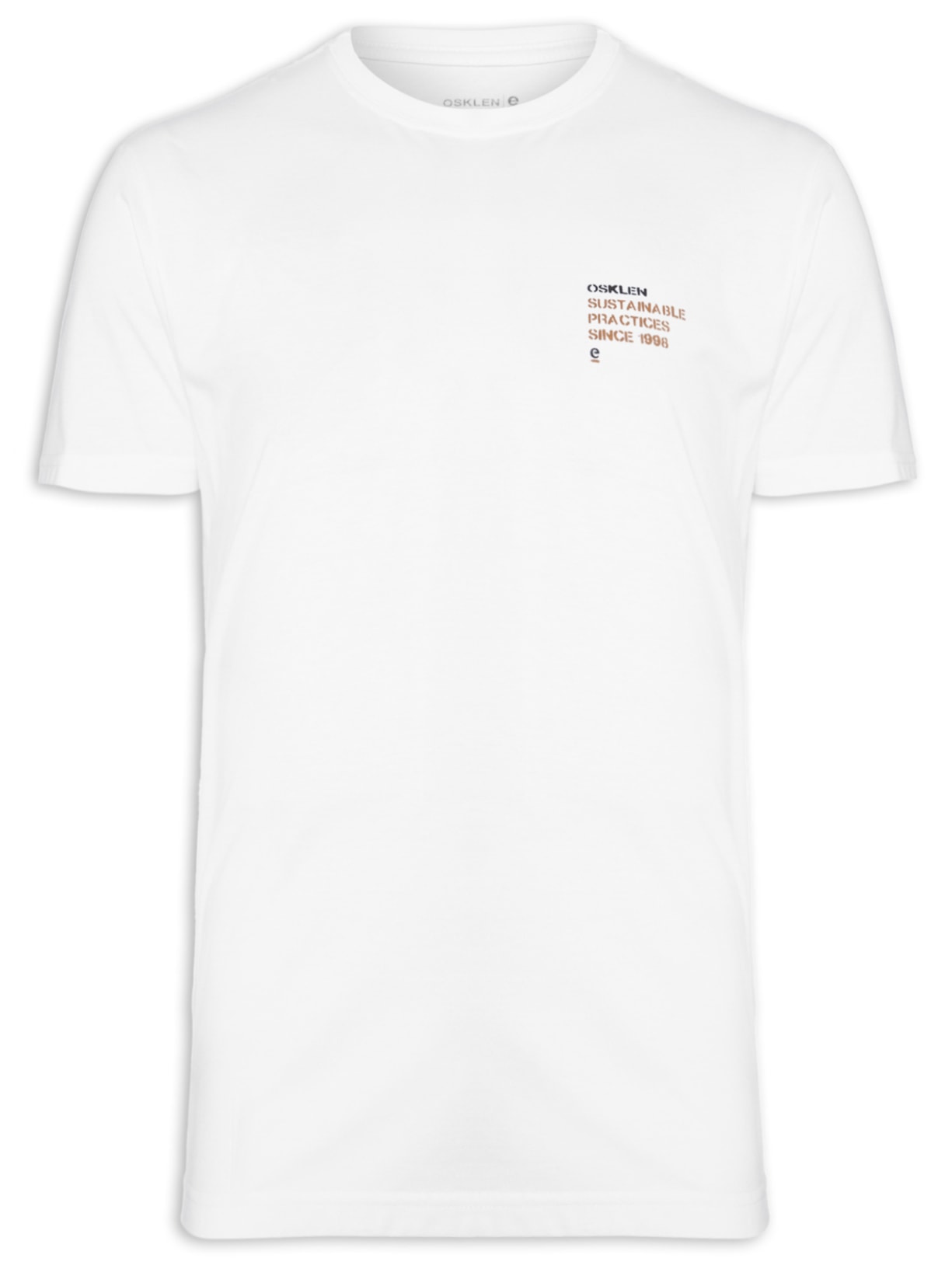 Camiseta Masculina Pet Sustainable Practices Branco Osklen