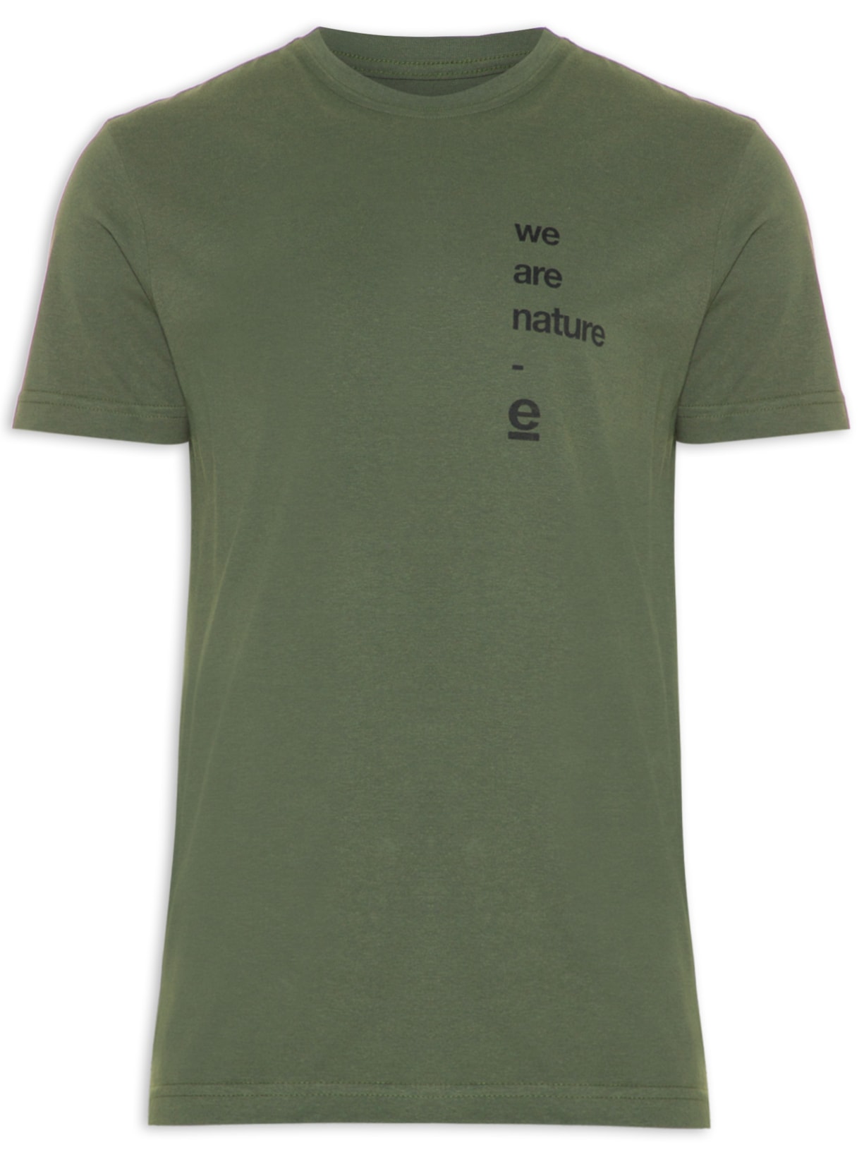 Camiseta Masculina Pet We Are Nature - Verde