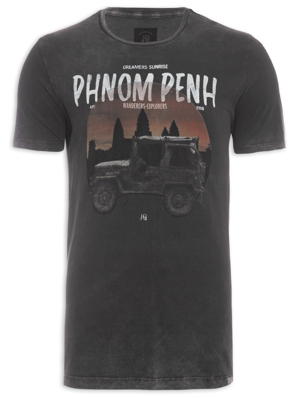 Camiseta Masculina Phnom Penh - Preto