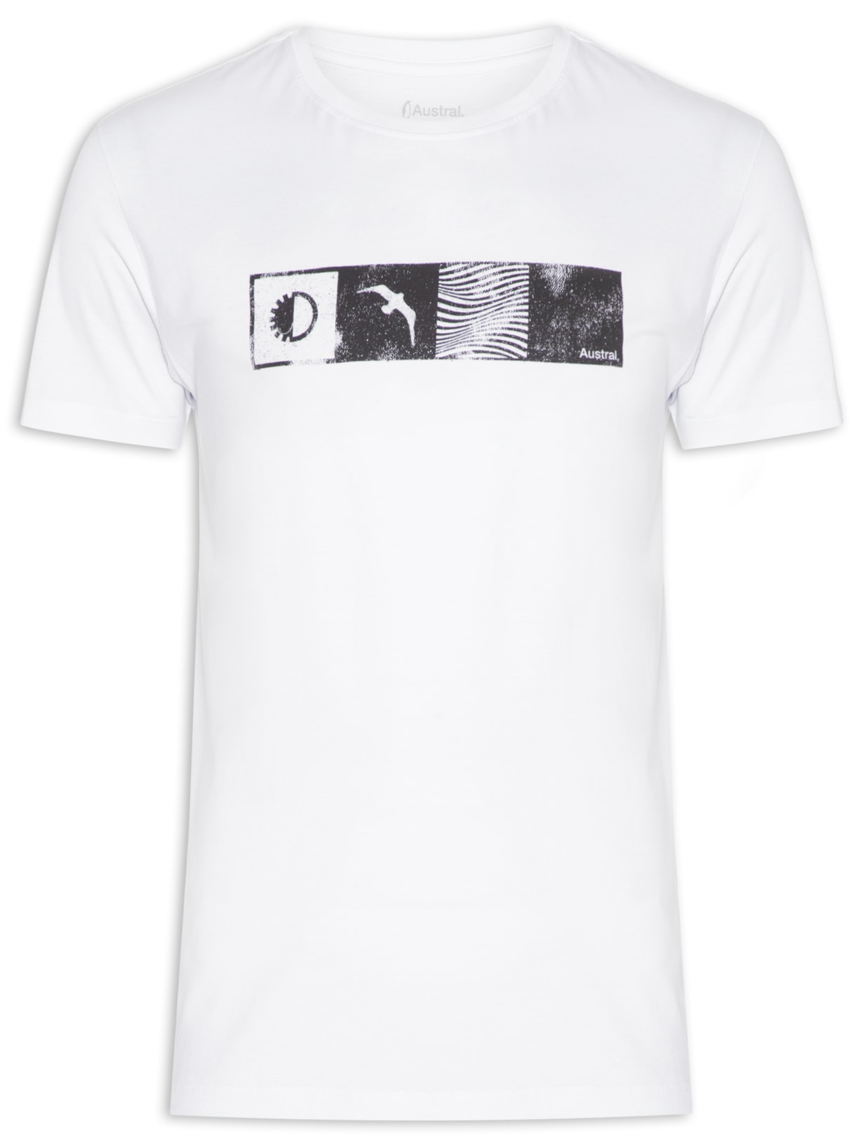 Camiseta Masculina Photo- Branco