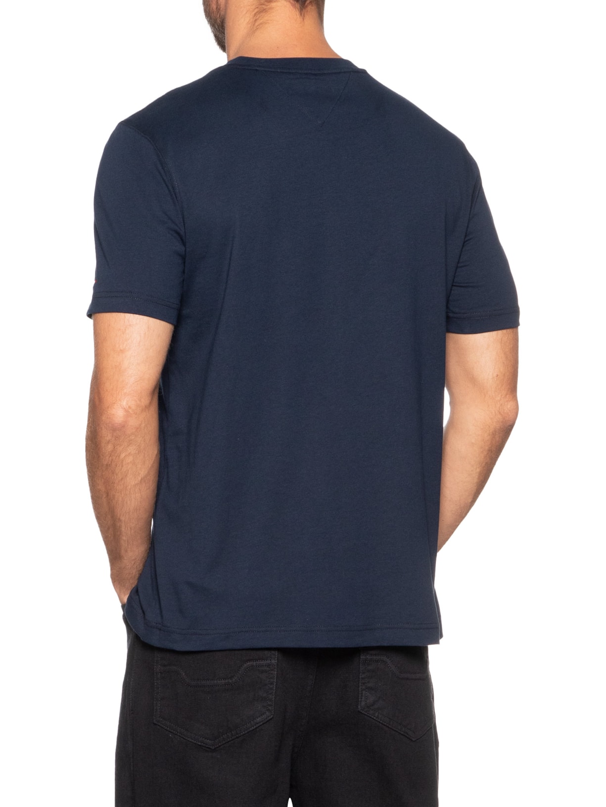 Camiseta Masculina Photo Print Graphic Azul Tommy Hilfiger