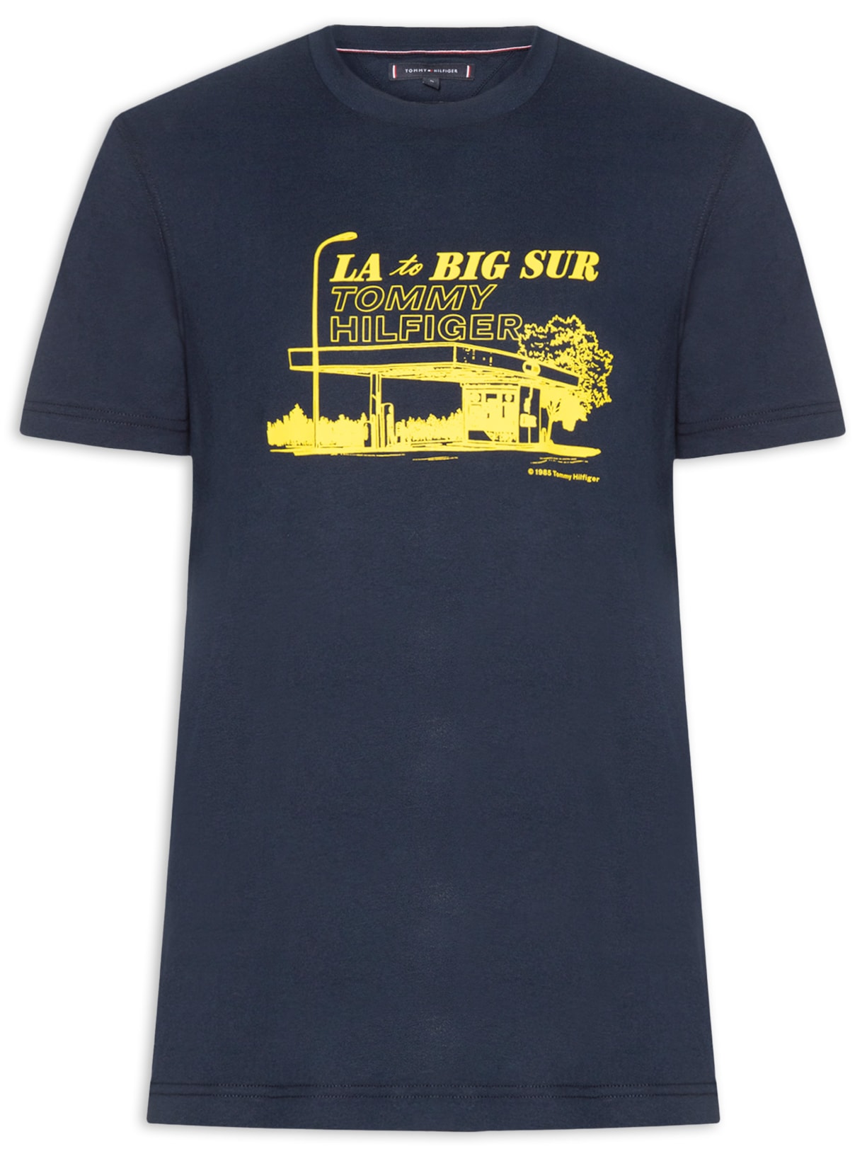 Camiseta Masculina Photo Print Graphic - Azul