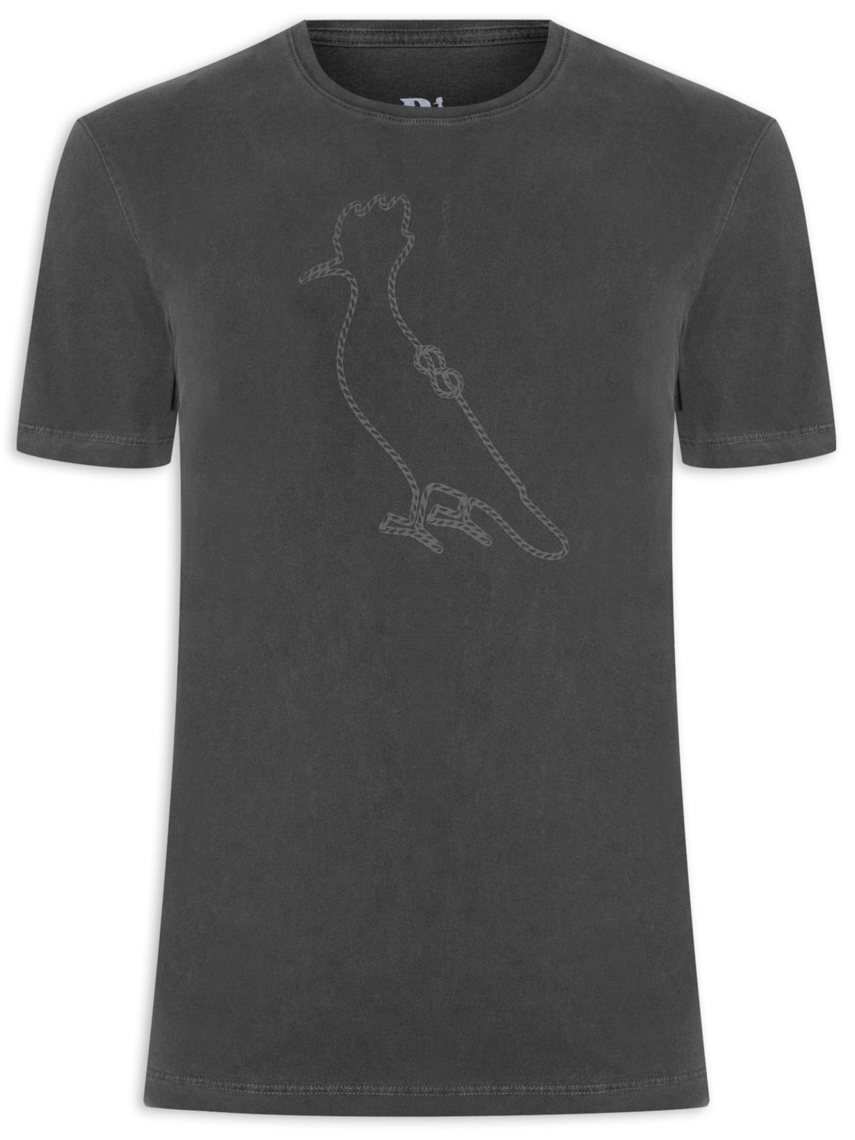 Camiseta Masculina Pica Pau Náutico - Cinza