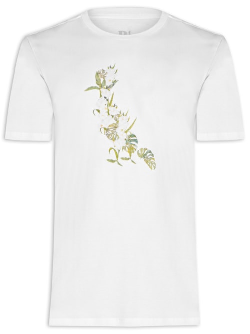 Camiseta Masculina Pica Pau Palmas Fresh - Branco