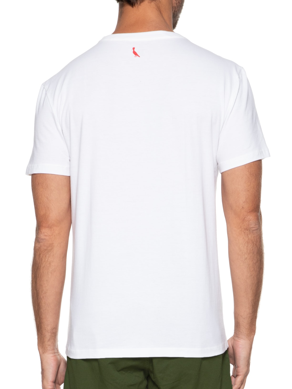 Camiseta Masculina Pica Pau Palmeiras Aqua Branco  Reserva