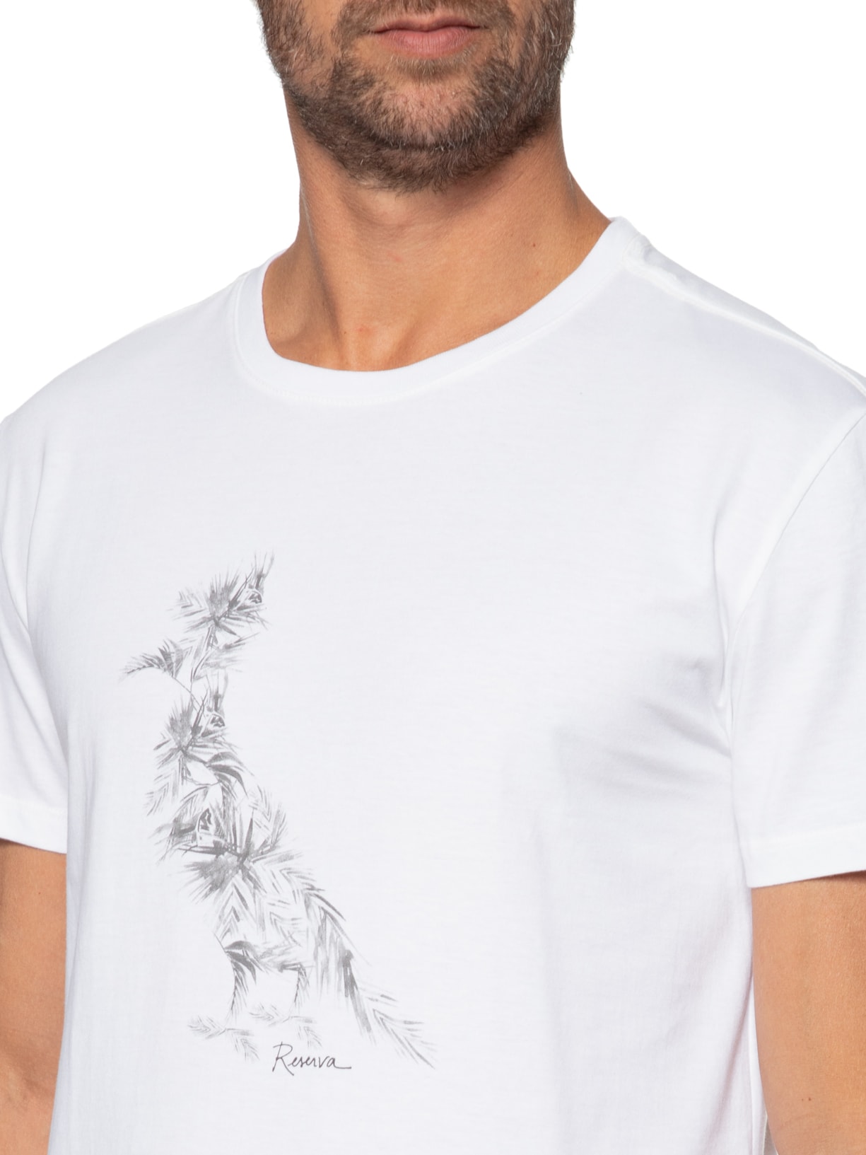 Camiseta Masculina Pica Pau Palmeiras Aqua Branco  Reserva