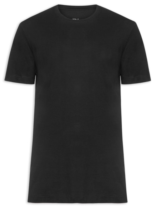 Camiseta Masculina PicaPau Algodão Peruano - Preto
