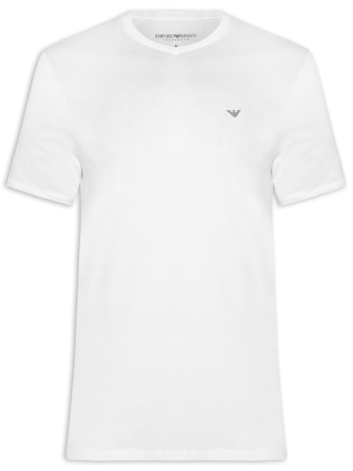 Camiseta Masculina Pijama Mc - Branco