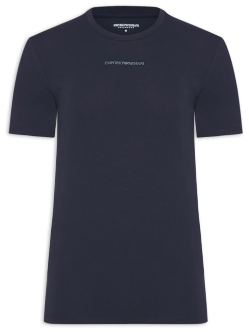 Camiseta Masculina Pijama Mc Sleeve Parte Alta - Azul