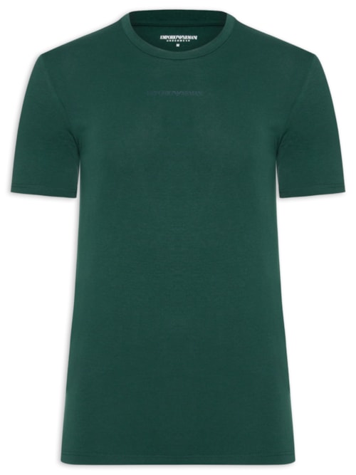 Camiseta Masculina Pijama Mc Sleeve Parte Alta - Verde