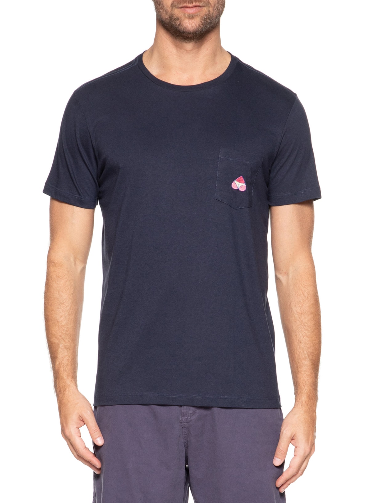 Camiseta Masculina Pima Azul Parioca