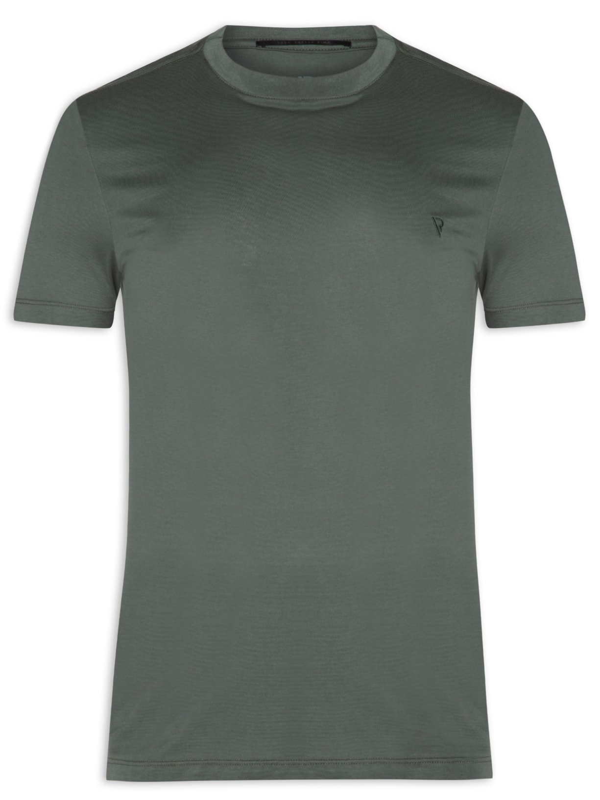 Camiseta Masculina Pima Básica - Verde